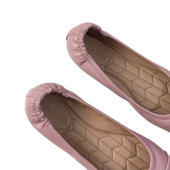 Coach Pink Patent Leather Flats - Picture 4 of 9